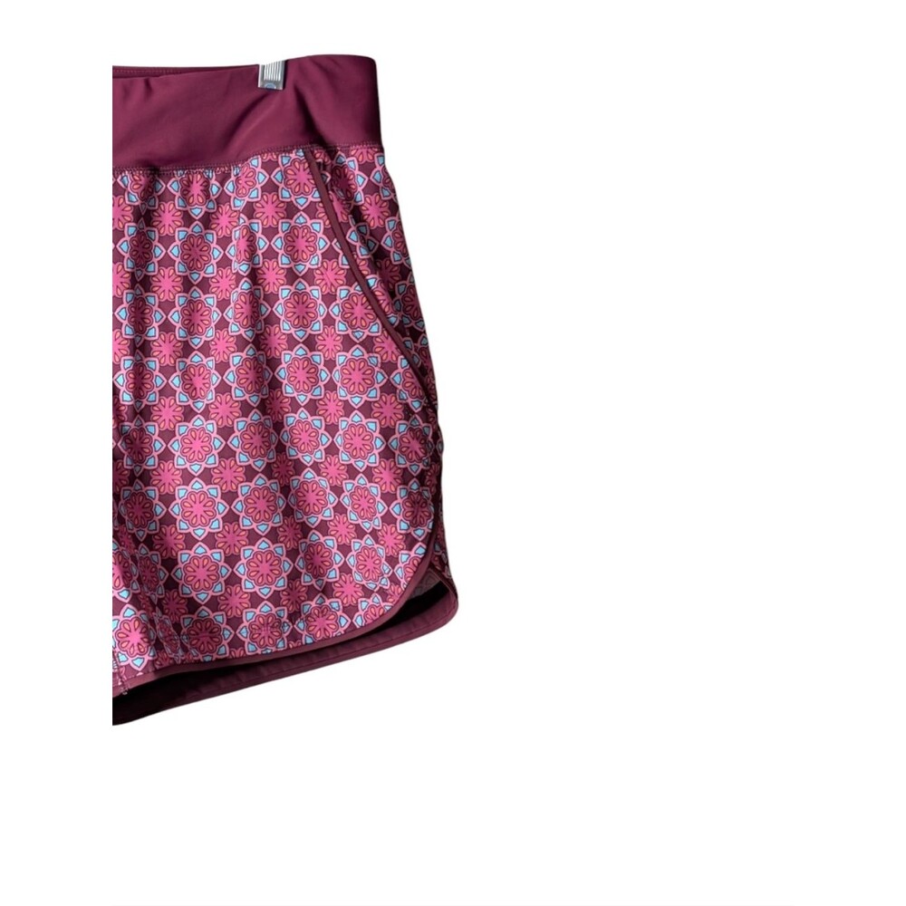 Lands' End Women's Quick Dry Swim Shorts with Panty geometric mandala size 14 - Picture 6 of 8